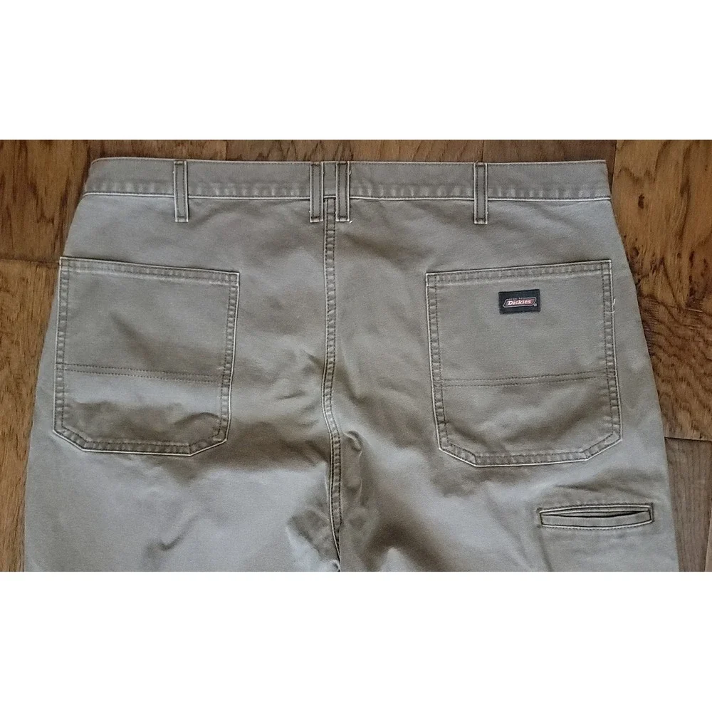 Dickies Men's Brown Loose Fit Canvas Workwear‎ Pants Size 40x33